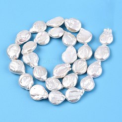 Natürliche Keshiperlen Stränge&nbsp;PEAR-S018-02K