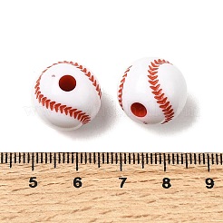 Sport undurchsichtige Acrylperlen&nbsp;OACR-A044-03B