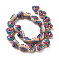 Peinture cuite perles d'émail en verre&nbsp;LAMP-D303-02I