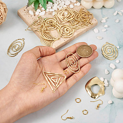 Bausatz für DIY-Geometrie-Ohrringe&nbsp;DIY-TA0005-30