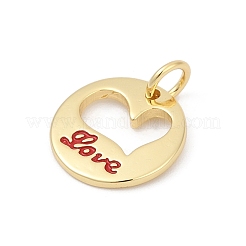 Charms smalto ottone&nbsp;KK-U062-30G-02