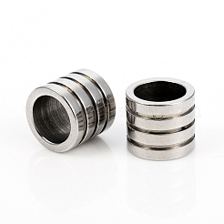 Perles européennes en acier inoxydable 201 anti-ternissement&nbsp;STAS-I149-33A
