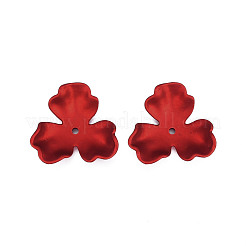 Cappucci di perline imitazione plastica abs con vernice spray a 3 petalo&nbsp;MACR-T030-17