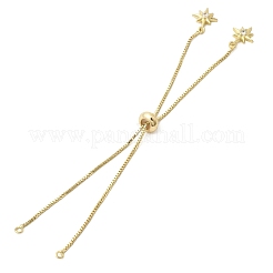 Herstellung eines Armbands mit Schiebeverschluss aus 1 mm Messingboxkette&nbsp;MAK-K024-09G