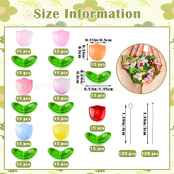 Kits para hacer colgantes de flores DIY&nbsp;DIY-SZ0011-07