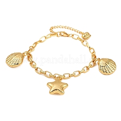 Charm-Armbänder aus 304 Edelstahl für Damen&nbsp;BJEW-D359-09G