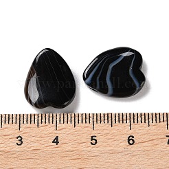 Perle di agata nera naturale (tinte e riscaldate).&nbsp;G-I359-02