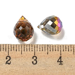 Perles en verre electroplate&nbsp;EGLA-A041-02-HP03