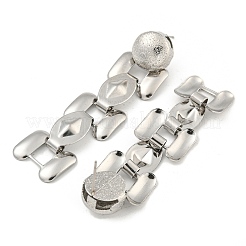 Orecchini a bottone in acciaio inossidabile 304 anti-ossidazione&nbsp;EJEW-S229-11P
