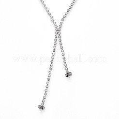 2 mm strukturierte Kugelkette aus Messing zum Herstellen einer Halskette&nbsp;KK-N258-21P