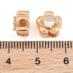 Messing Micro Pave klare Zirkonia Perlen&nbsp;XGRQ5K752-837G