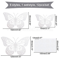8 Satz 8 Arten Papier-Wandaufkleber&nbsp;DIY-CA0002-33
