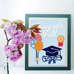 Graduierung Thema Kohlenstoffstahl Stanzformen Schablonen&nbsp;DIY-WH0263-0252
