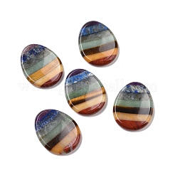 7 Chakra ovaler Daumen-Sorgfaltstein zur Angsttherapie&nbsp;G-G864-20