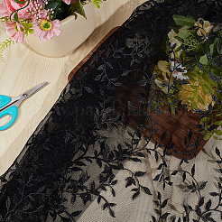Polyester-Blatt-Spitzenstickereistoffe&nbsp;DIY-WH20081-073A