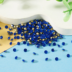 1 sacchetto di cabochon di strass in vetro con retro appuntito&nbsp;RGLA-TADJ0001-01B-09