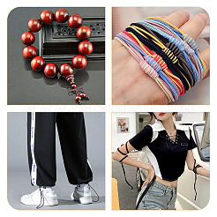 10 Rolle elastische Polyesterschnüre in 10 Farben&nbsp;EW-CD0001-01