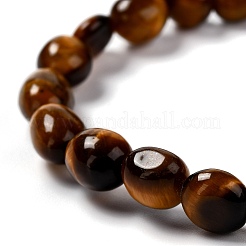 Bracelets extensibles avec perles en œil de tigre&nbsp;BJEW-F414-02B-01