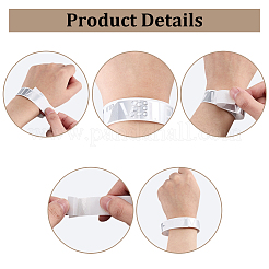 200 pulsera impermeable de plástico PP VIP&nbsp;BJEW-SP0001-33A