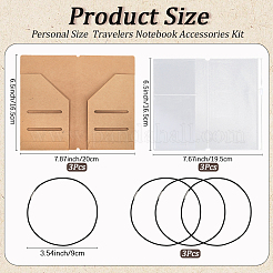 Set di accessori per taccuino da viaggio&nbsp;AJEW-CP0009-02B
