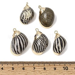 Anhänger aus Messing und natürlichen Muscheln&nbsp;SH-CBA27C9-01
