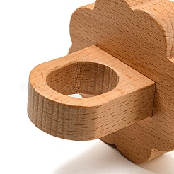 Masajeador de cuero cabelludo de cuarzo rosa natural&nbsp;AJEW-G058-02C