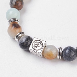 Natürlichen Edelstein Stretch-Armbänder&nbsp;BJEW-JB03771