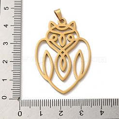 Anhänger aus Edelstahl 304&nbsp;STAS-O005-26G