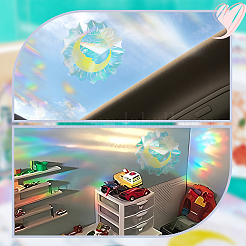 Haustier-Regenbogen-Fensteraufkleber&nbsp;DIY-WH0409-70K
