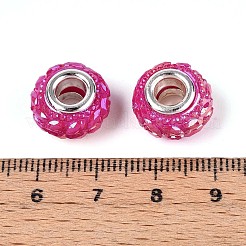 Perle europee in resina opaca&nbsp;RESI-T057-29I