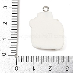 Pendentifs en résine opaque&nbsp;RESI-I351-02P