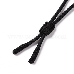 Collana pendente triskele/triskelion con pietre preziose naturali con cordino in nylon da donna&nbsp;NJEW-E091-01