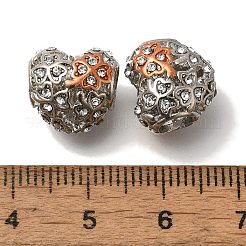Gestell Legierung Emaille europäischen Perlen&nbsp;FIND-H005-16P