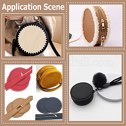 Kits de fabrication de sacs seau en cuir PU DIY&nbsp;DIY-WH20081-056B