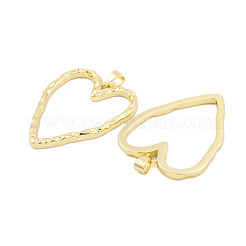 Pendentifs de placage en laiton&nbsp;KK-P269-11B-G