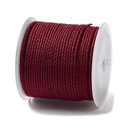 Cordon tressé en polyester de 20 m pour la fabrication de bijoux&nbsp;OCOR-G015-04A-26