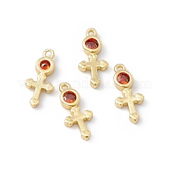 Ottone micro spianare pendenti zirconi&nbsp;X-ZIRC-H124-05G
