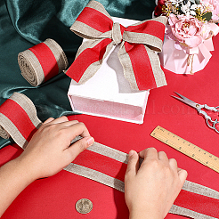 Weihnachtsband aus Polyester&nbsp;OCOR-WH0078-488B