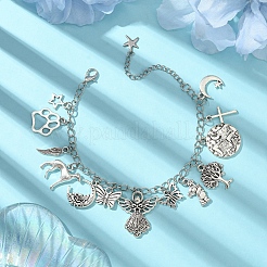Bracciali a catena intrecciata in ferro&nbsp;BJEW-FS00008