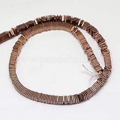 Electroplate non magnetici ematite Perle sintetiche heishi fili&nbsp;G-J171A-2x2mm-05
