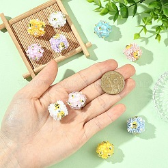 5 Stück 5 Farben handgefertigte Polymer Clay Perlen&nbsp;CLAY-YW0002-69