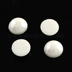 Cabochon in vetro opaco con perle perlato&nbsp;PORC-S801-6mm-M