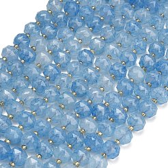Colliers de perles en verre imitation jade teintées&nbsp;GL-Z001-02A