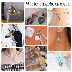 108 pièces 18 styles pendentifs en alliage de style tibétain&nbsp;TIBEP-PH0001-82