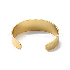Manschettenarmbänder aus Messing mit Zahnstangenbeschichtung&nbsp;BJEW-A137-08G
