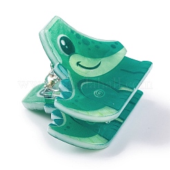 Süße Mini-Krokodil-Haarspangen aus Acryl&nbsp;LS-PHAR-A012-08E