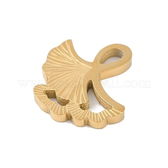 Breloques en acier inoxydable 304 plaquées par ions (IP)&nbsp;STAS-C108-16G