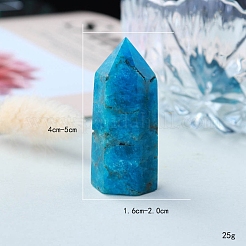Decorazione per la casa in apatite naturale della torre del punto&nbsp;PW-WG91959-01