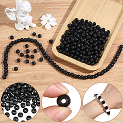 600 pièces de perles en bois naturel teint&nbsp;WOOD-PA0001-68B