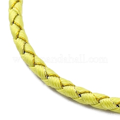 Fabrication de bracelets tressés en cordon polyester&nbsp;MAK-Z003-01P-32